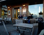 Kaffestund på Järntorget idag