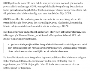 GDPR och foto. Yttrandefrihet som fotograf Skärmavbild 2019-10-17 kl. 19.10.48.png