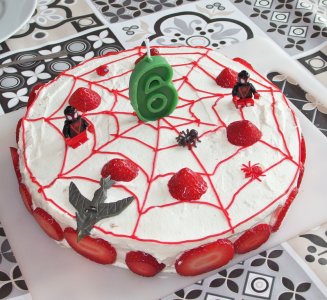 SNOO7688j_Spidermaninspirerad födelsedagstårta.JPG SNOO7688j_Spidermaninspirerad födelsedagstårta.JPG